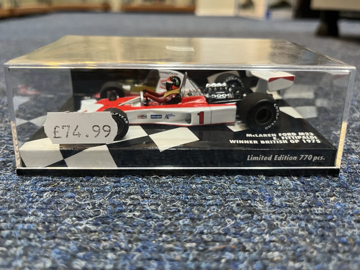 1/43 McLaren Ford M23 E. Fittipaldi Winner British GP 1975 - Limited Edition