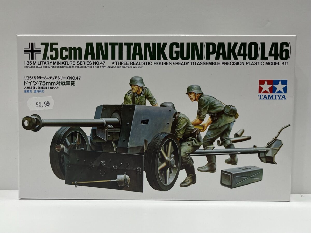 1/35 Tamiya 7.5cm Anti-Tank Gun (Pak40/L46)