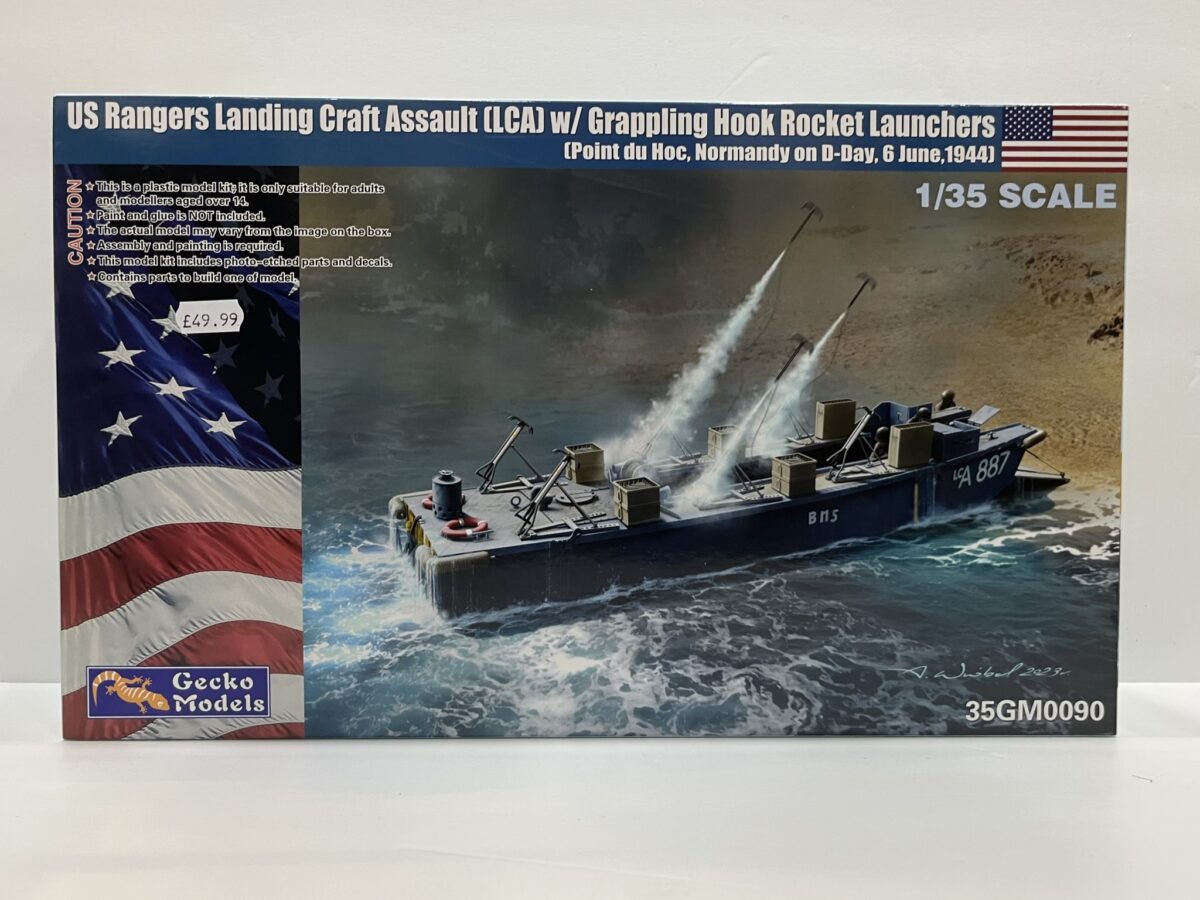 1/35 US Rangers Landing Craft Assault (LCA) w/ Grappling Hook Rocket Launchers