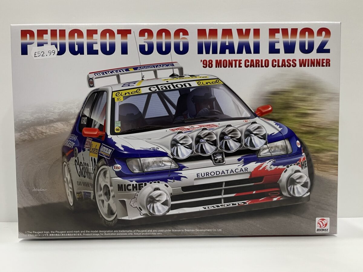 1/24 Peugeot 306 Maxi EV02 '98 Monte Carlo Class Winner