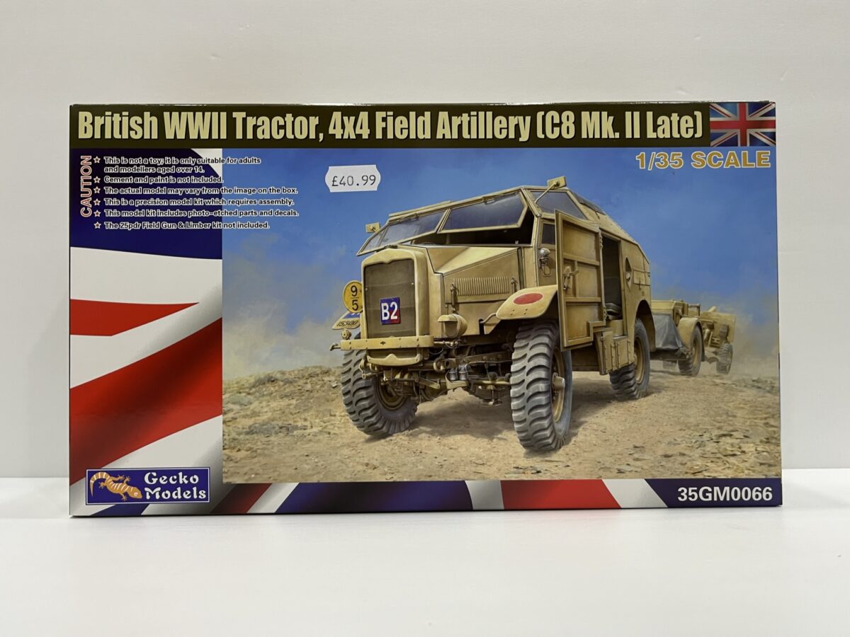 1/35 British WWII Tractor, 4x4 Field Artillery (C8 Mk. II Late)