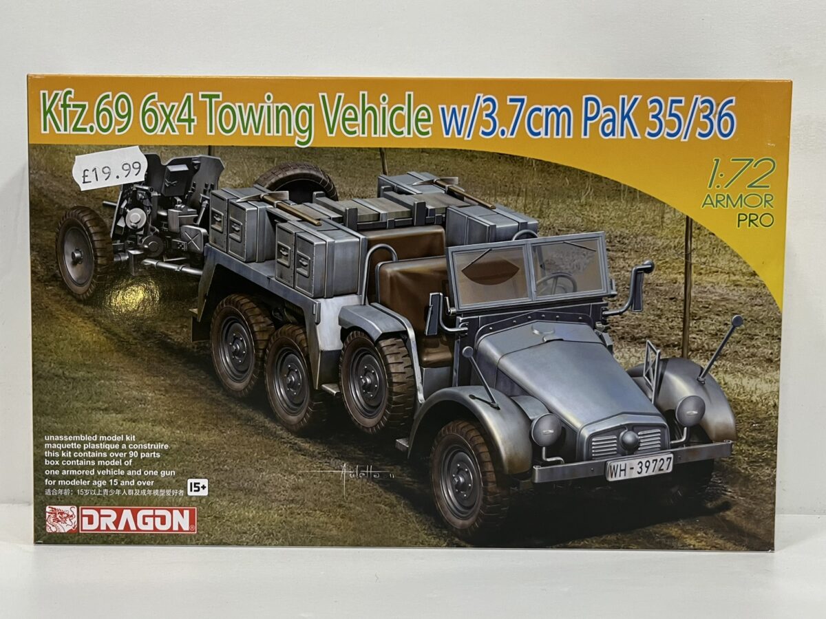 1/72 Kfz. 69 6x4 Towing Vehicle w/ 3.7cm PaK 35/36