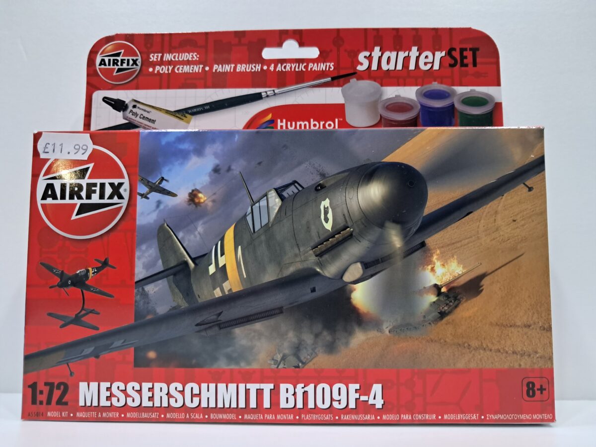 1/72 Airfix MESSERSCHMITT Bf109F-4 Starter Set