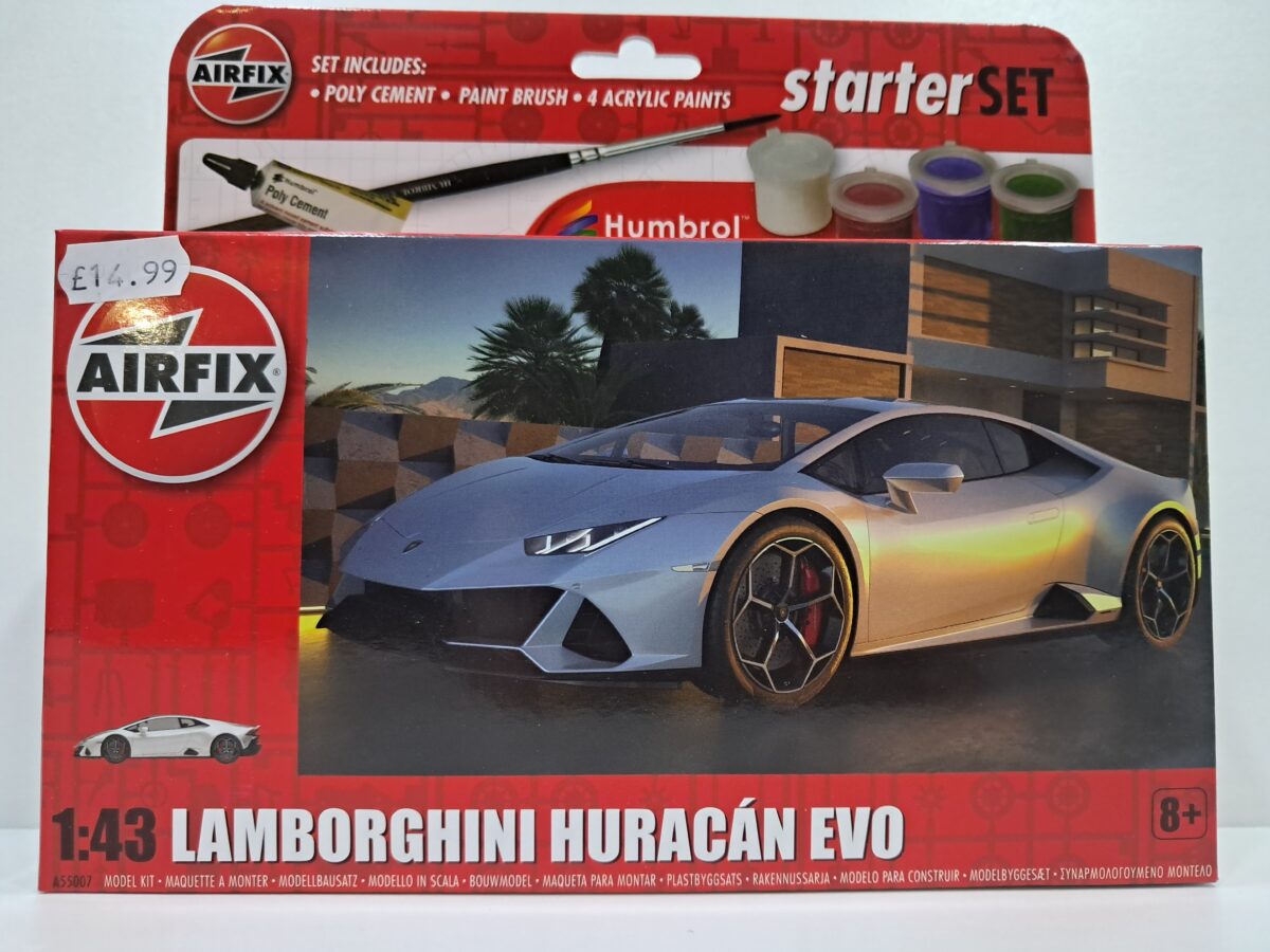 1/43 Airfix LAMBORGHINI HURACAN EVO starterSET