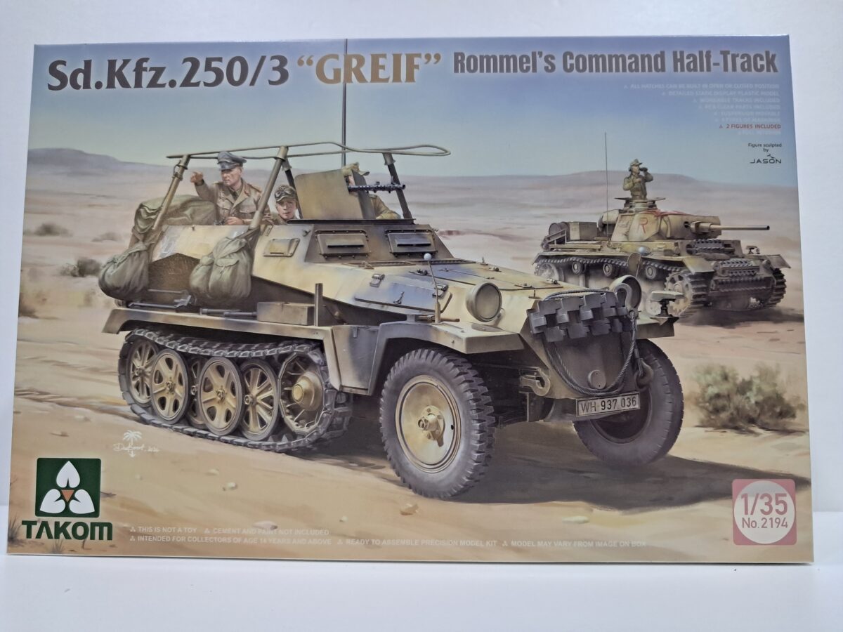 1/35 Tankom Sd.Kfz.250/3 "GREIF" Rommel's Command Half-Track