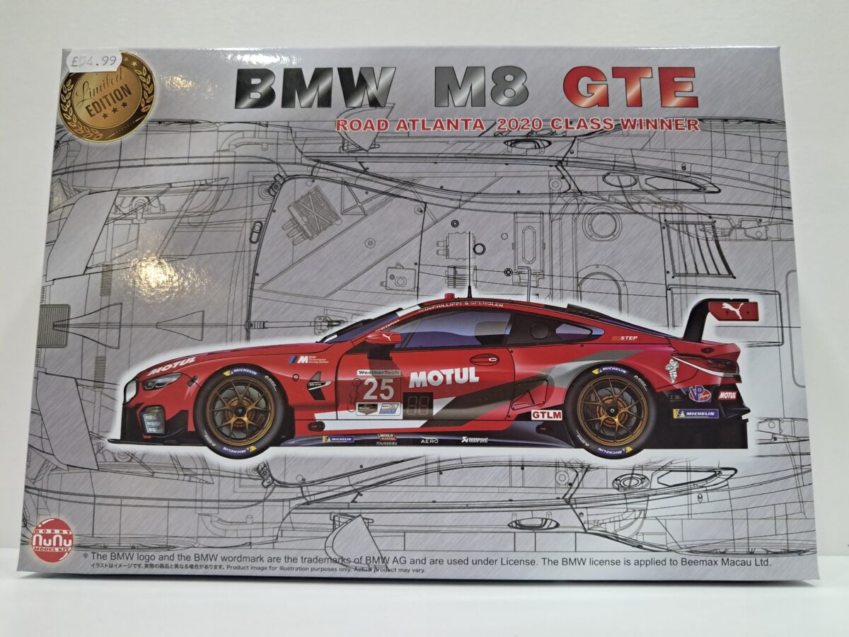 1/24 NuNU BMW M8 GTE ROAD ATLANTA 2020 CLASS WINNER