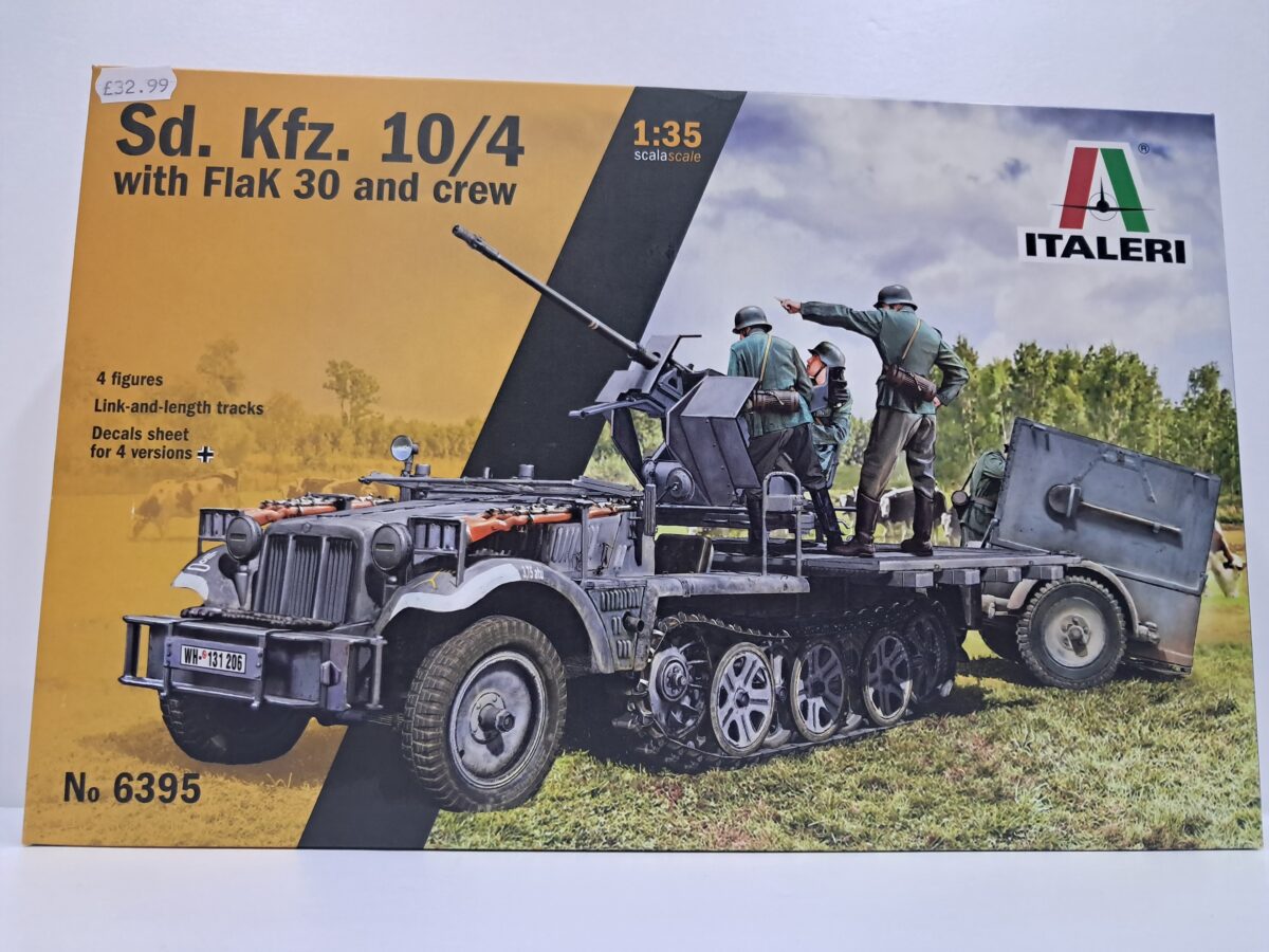 1/35 Italeri Sd.Kfz.10/4 with FlaK 30 and crew