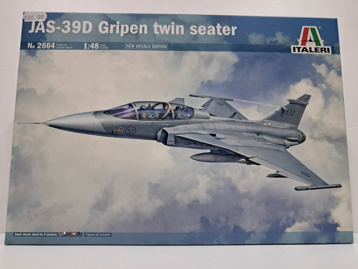 1/48 Italeri JAS-39D Gripen twin seater